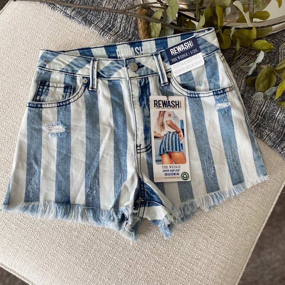 Rewash High Rise Jean Shorts